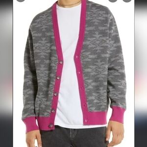 NWT Bp Fashion Cardigan Sweater in Grey Heather Pattern